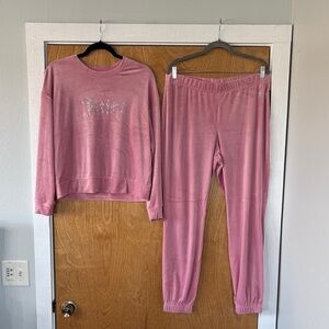 Juicy Couture Pink Velour Set